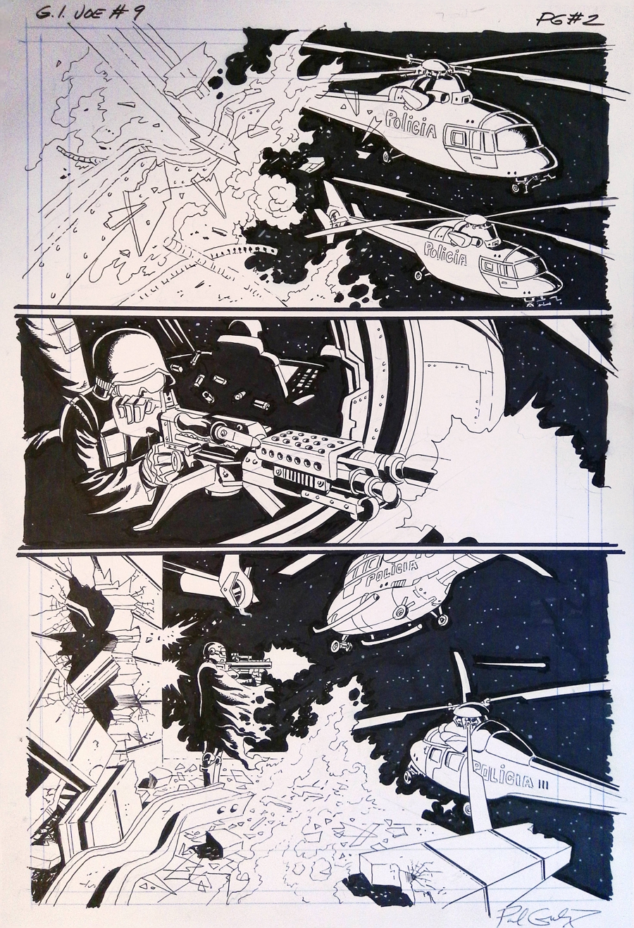 G.I. Joe #9 Page2 Paul Gulacy Art