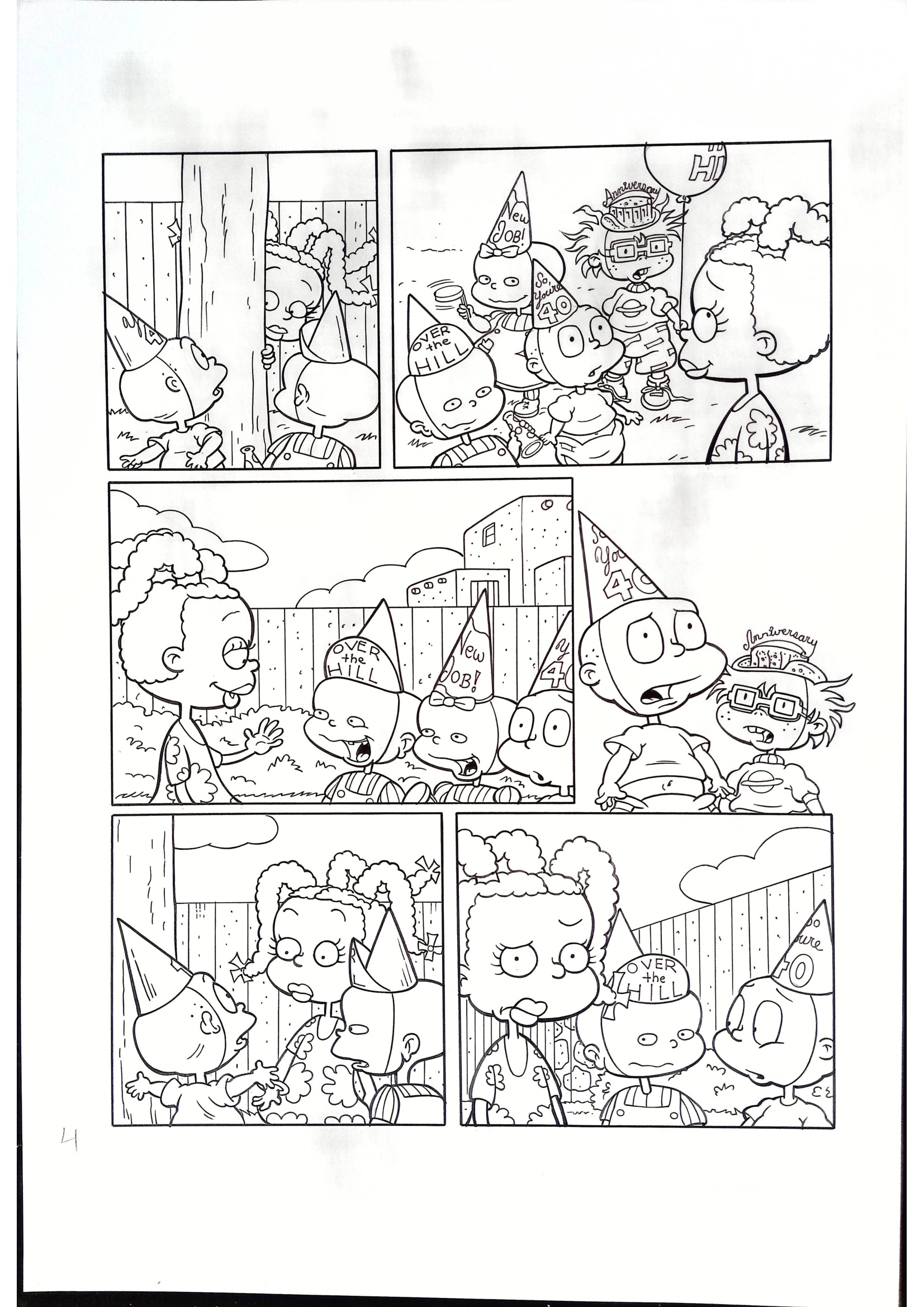 Rug_Rats_page4_original_art_Lisa_Dubois